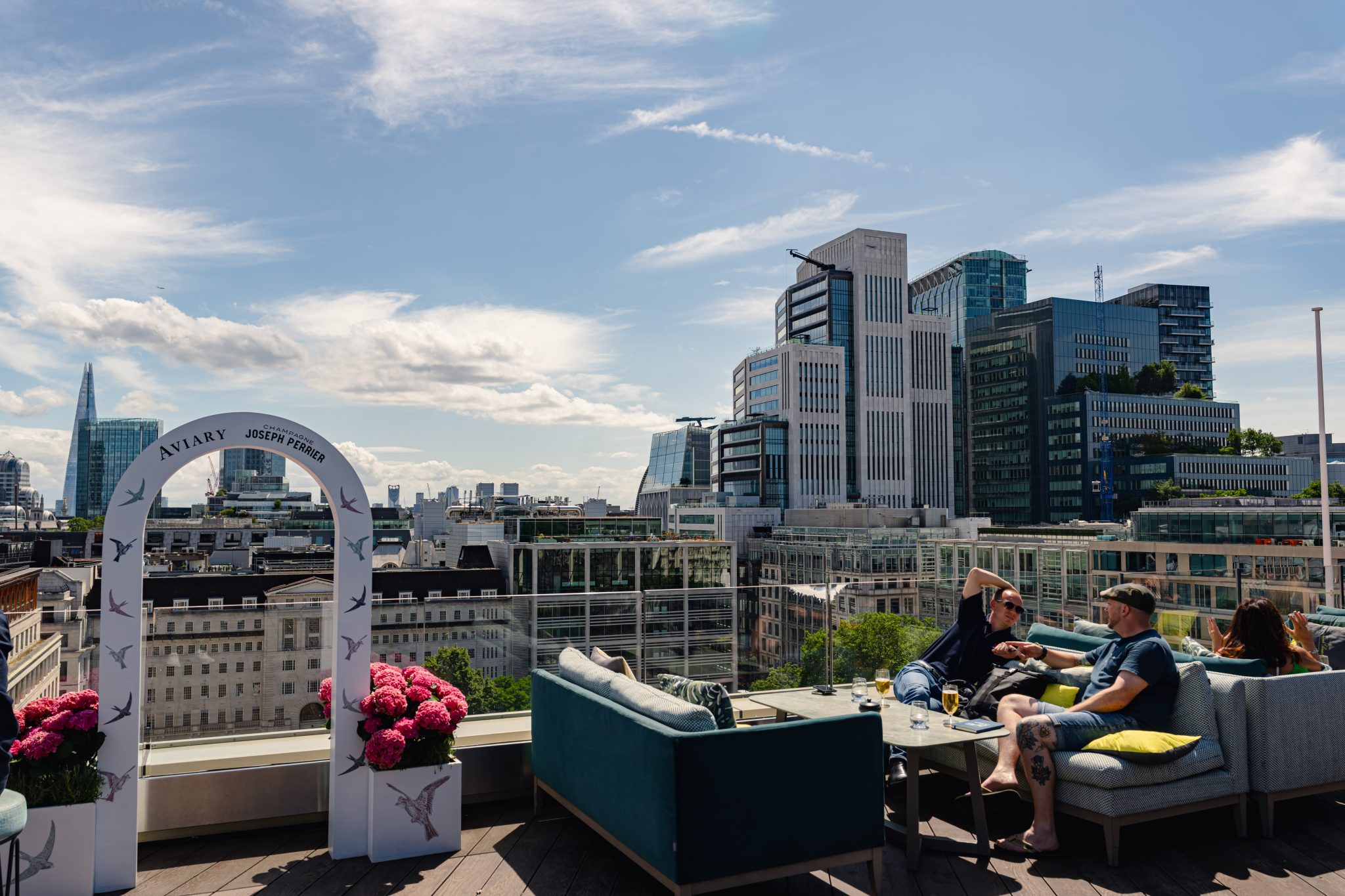Aviary London Rooftop View London Skyline