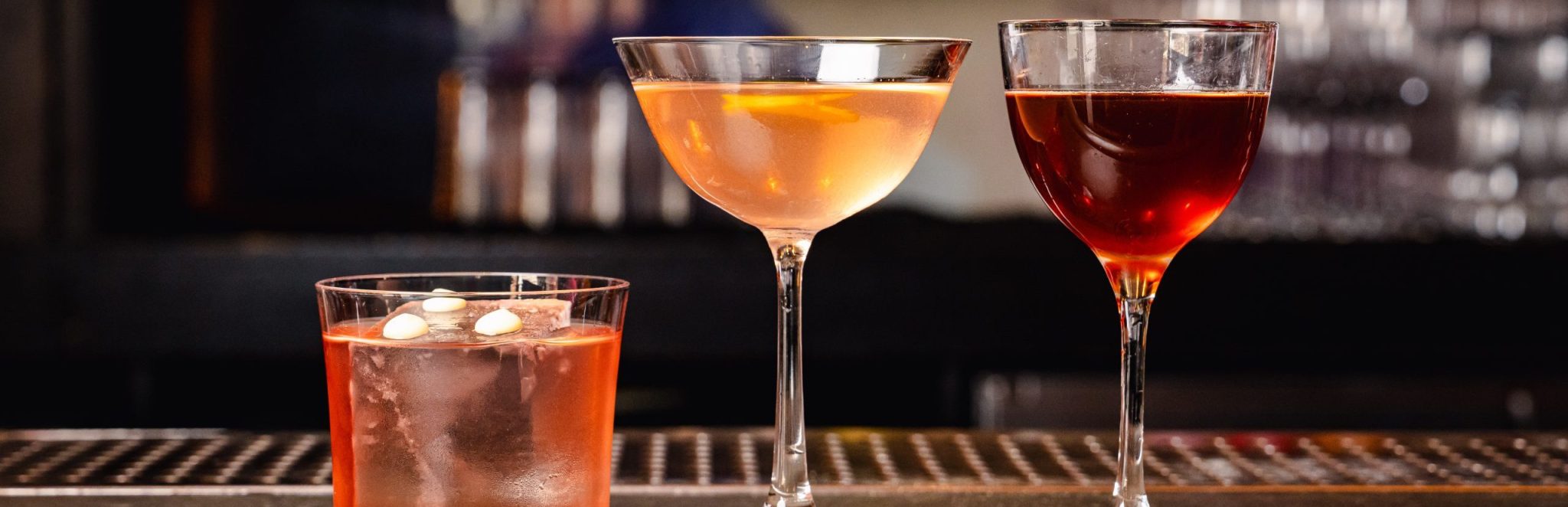 Cocktails at the bar at The Botanist Sloane Square