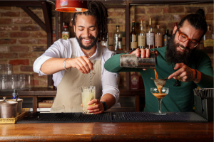 Bartenders at Burdock Cafe, Bar and Restaurant