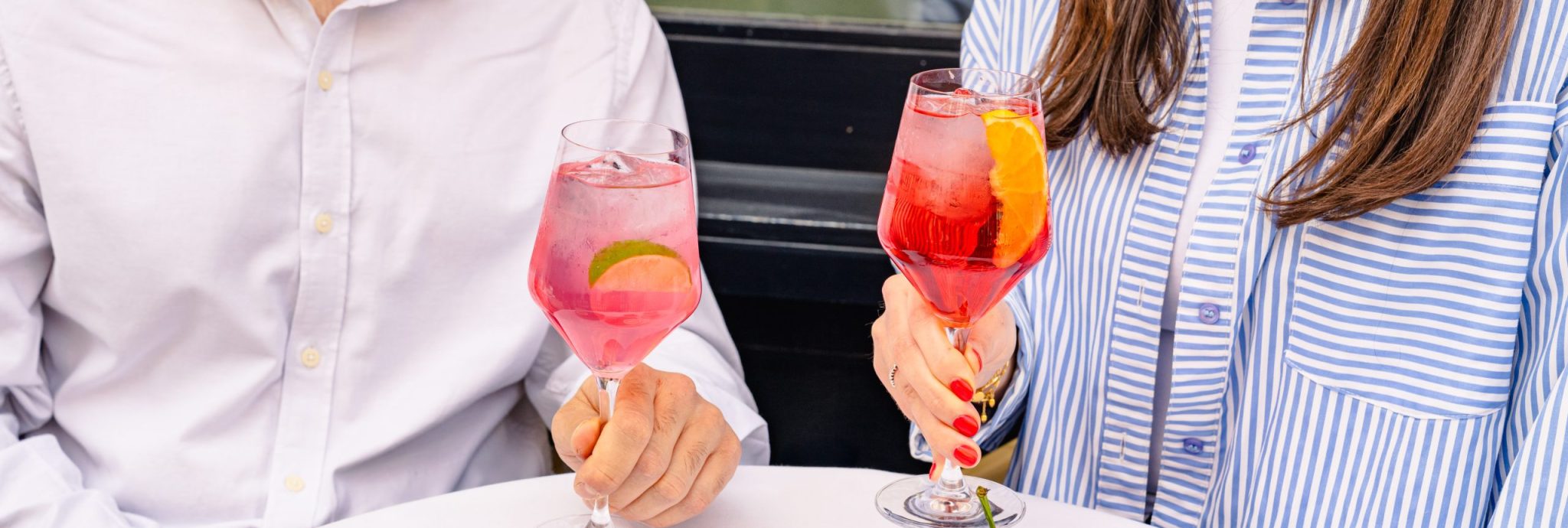 Sarti and Campari Spritz at The Botanist Sloane Square