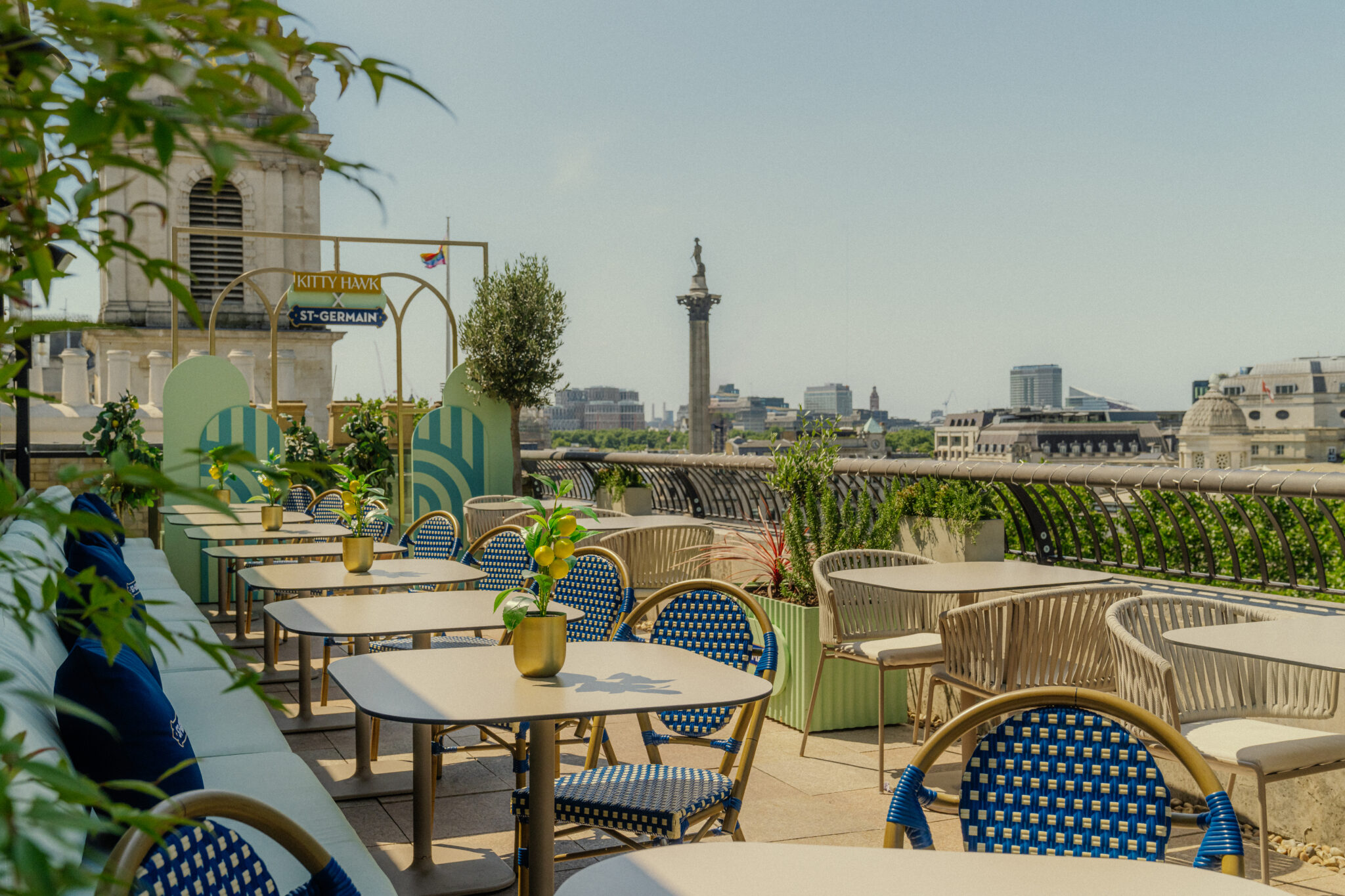 Kitty Hawk Rooftop Restaurant near Trafalgar Square